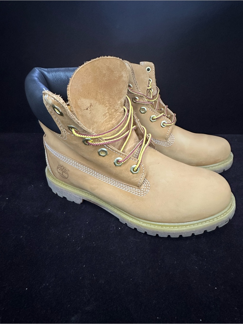 Timberland Premium 6-Inch Waterproof Boots Wheat Tan 10361 Women’s Size 8 M